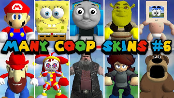 Super Mario 64 PC Port - Character Select: Many Coop Skins #6 (Final).