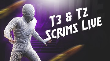 BGMI T3 & T2 SCRIMS || [FREE AND PAID CUSTOM ]