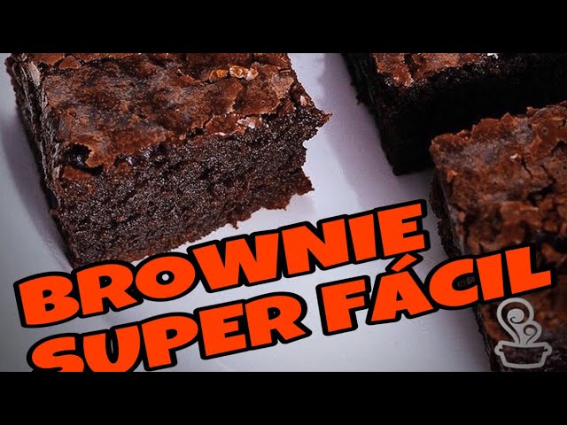 BROWNIE COM APENAS 4 INGREDIENTES