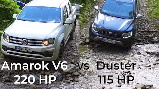 Dacia Duster 4x4 vs VW Amarok Soft Offroad screenshot 5