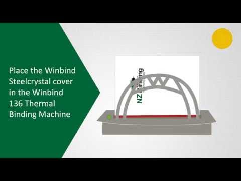 How to use the Winbind 136 Thermal Binding Machine