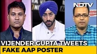 India vs Fake News | BJP Legislator Tweets Photoshopped AAP Poster