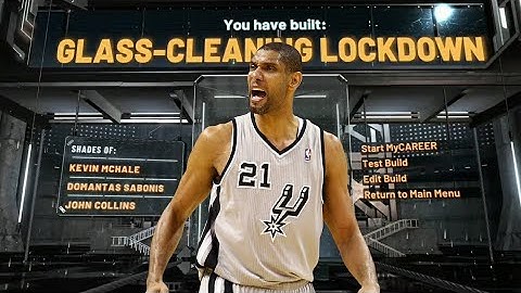 HOW TO MAKE TIM DUNCAN BUILD IN NBA 2K21 CURRENT GEN