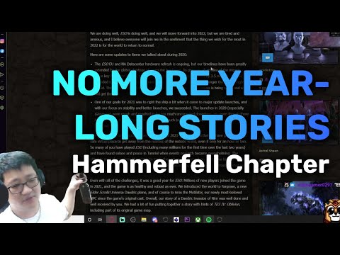 No More Year-Long Stories for ESO? 2022 Chapter Clues! Hammerfell? | The Elder Scrolls Online