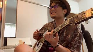 Video thumbnail of "the lazy song/Bruno mars 弾き語り。"