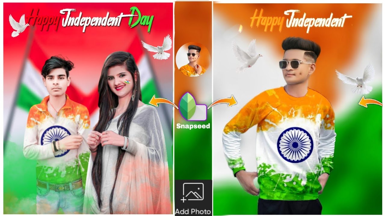 15 August Photo Editing 2022।. PicsArt Independence Day Photo Editing।  PicsArt Background Change' - YouTube