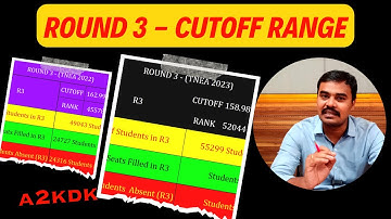 #tnea2023- Round 3 Cutoff Range and Choice List