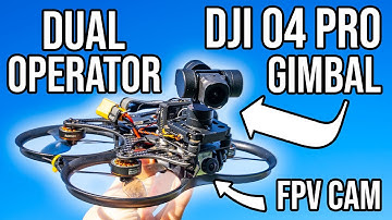 DJI O4 Pro DUAL OPERATOR Cinematic FPV Drone! Hequav Gimbal Review