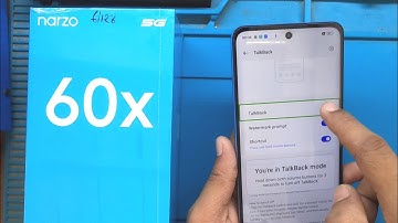 Realme Narzo 60x,60,60 Pro Automatically Talking Turn Off (TalkBack Off) Green Line Problem