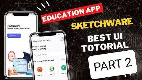 Login signup ui create in sketchware pro| education app part 2 | SketchProSubscribe  @SketchPro
