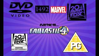 Closing to Fantastic Four 2005 UK DVD