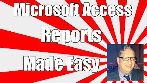 Access Reports 2016 - How to make and manage reports in Microsoft Access 2010, 2013, 2016 Tutorials