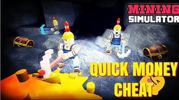 ROBLOX MINING SIMULATOR CHEAT TO 100K CASH FAST, EASY (NO EFFORT, CHECK DESC)-FREE VIP ACCESS