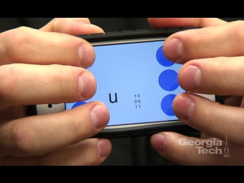 BrailleTouch Helps Visually Impaired Users