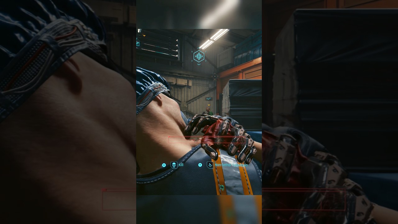 Cyberpunk Stealth Gameplay