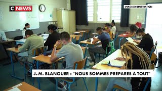 Rentrée scolaire : «Nous sommes préparés à tout», rassure Jean-Michel Blanquer
