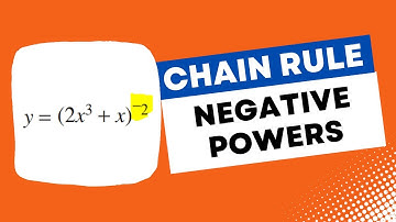 CHAIN RULE to Find Derivatives - Negative Powers (3 Examples)