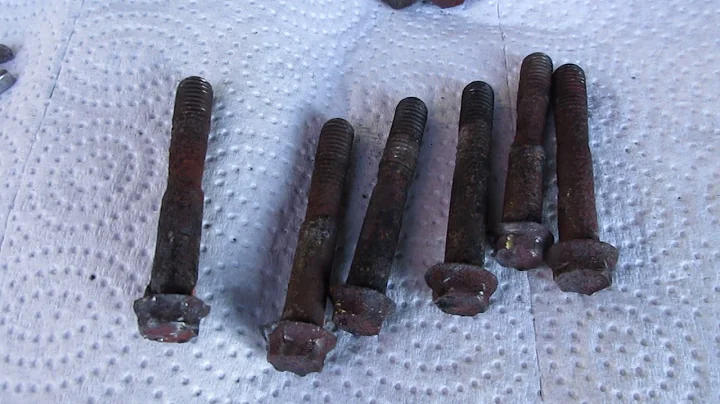 How to remove seized exhaust manifold bolts without breaking them.