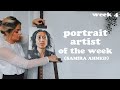 Portrait Artist of the Week (Week 4 - Samira Ahmed) | CLASSYBURD