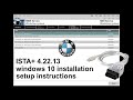 Rheingold ISTA D -  BMW How to install and setup ISTA+ with K-DCAN Cable on Windows 10