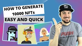 Create 1000 NFT Collection Easy 5 minute - Ultimate Tutorial Course