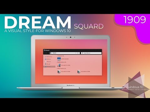 Dream | FULL DARK GLASS THEME | Windows 10 1909 | NEW 2020