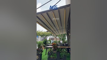 Công trình thực tế lắp đặt mái bạt xếp cao cấp AGS BXCC | Hotline 0917 838 080