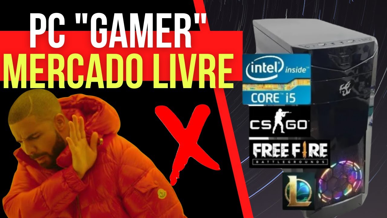 NÃO COMPRE PC GAMER NO MERCADO LIVRE SEM VER ESSE VÍDEO! Pc Gamer