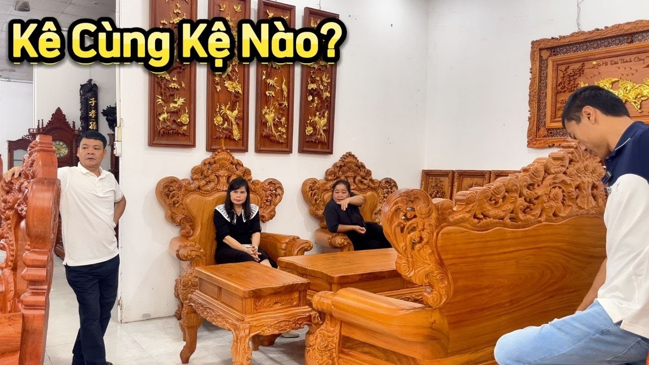 Bộ Hoàng Gia Nguyên Khối Này Thì Kê Với Kệ Nào? - Đồ Gỗ Thắng Tài Lộc - Tập 70