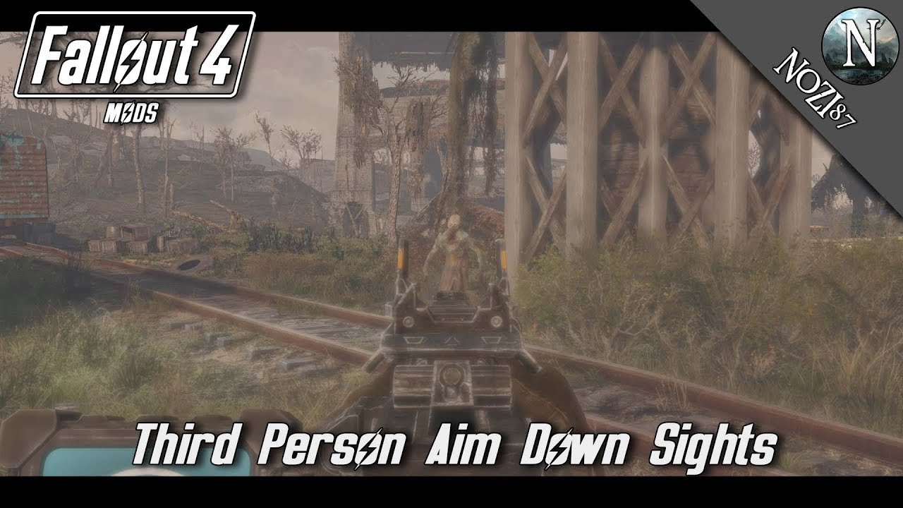 Fallout 4 Mod Showcase Third Person Aim Down Sights By Thebeat69 Youtube