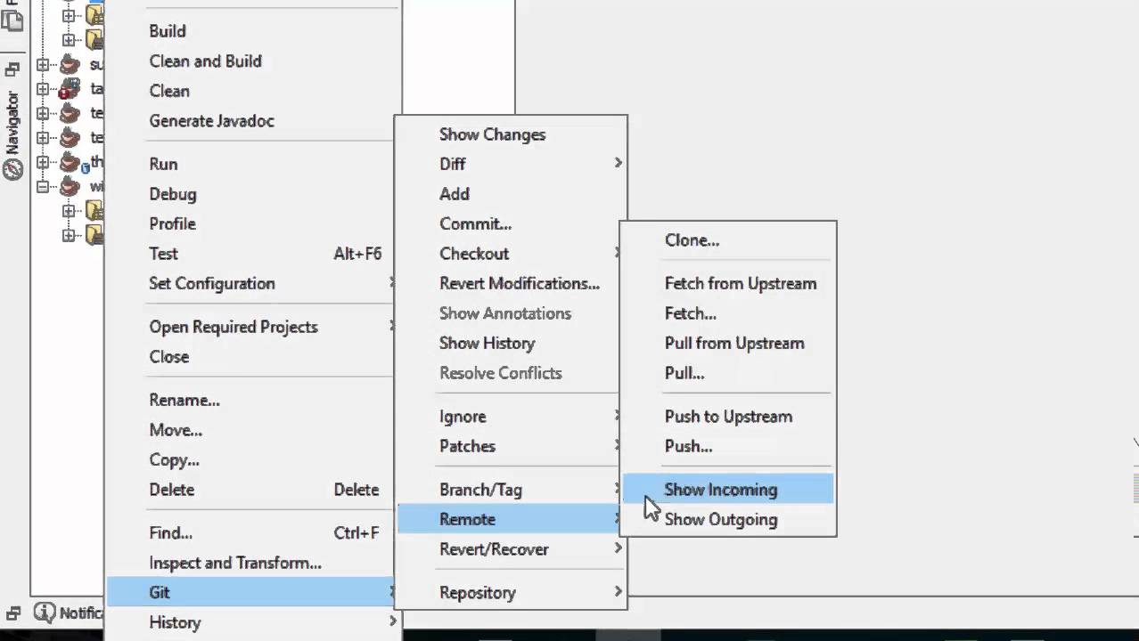 How to work on netbeans project in team Part1:How to push project on ...
