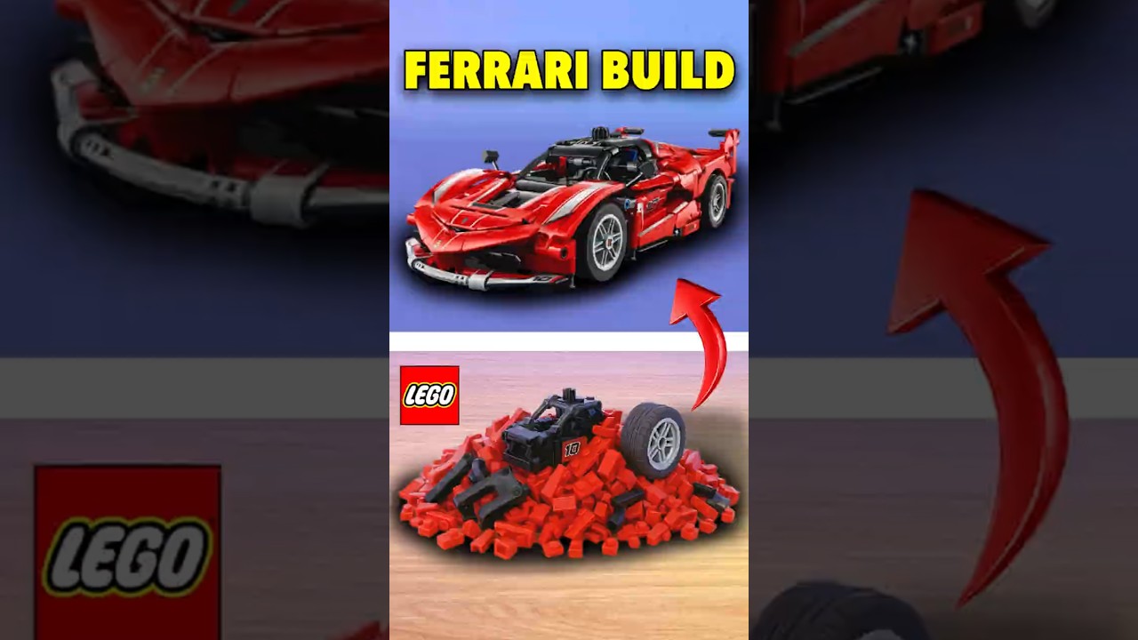 Building the LEGO Technic Ferrari FXX K 🏎️💨