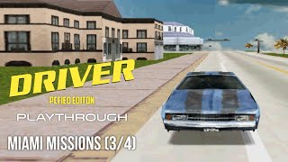 Driver 1 PCfied Editon Playthrough: Miami Missions (3/4)