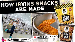 How IRVINS Salted Egg Snacks Are Made - Behind The Feed: EP3