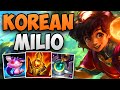 Korean challenger support plays milio  challenger milio support gameplay  patch 141 s14