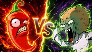 SOLO JALAPEÑO VS DR ZOMBI !! - PLANTS VS ZOMBIES 2