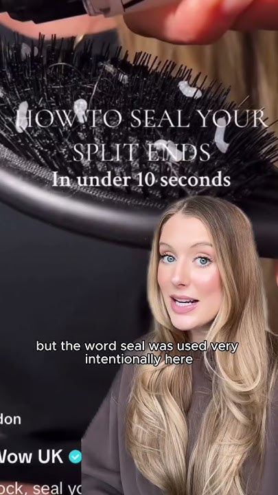  The TRUTH about sealing split ends... #haircare #splitends #damagedhair ...