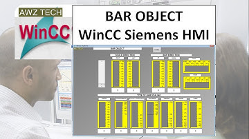 BAR object configuration WinCC Siemens HMI