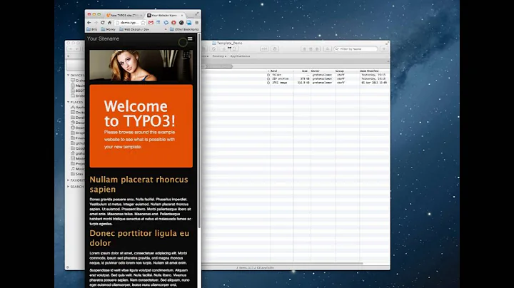 Changing the 'Site Name' of your TYPO3 Template