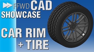 CAR RIM / CAR TIRE - SHOWCASE - CATIA V5 - Part/Assembly Design - 3D modeling  ▶▶FFwdCAD
