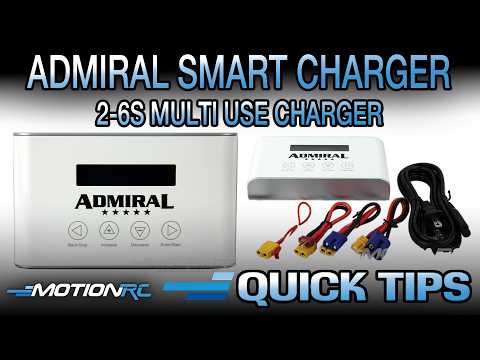 Admiral 100W 6 Cell (6S) LiPo AC Smart Battery Charger | Quick Tip | Motion RC