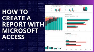 How To Create a Microsoft Access Report Using The Report Wizard Interface