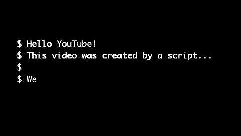 Hello Youtube! (AUDIO & VIDEO generated and uploaded with python)