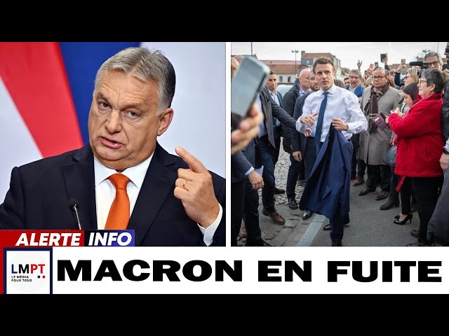 Macron chạy trốn khỏi Nghị viện Châu Âu vì bài phát biểu của Orbán - YouTube