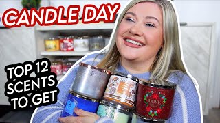 BATH \& BODY WORKS CANDLE DAY TIPS + MY TOP 12 CANDLES