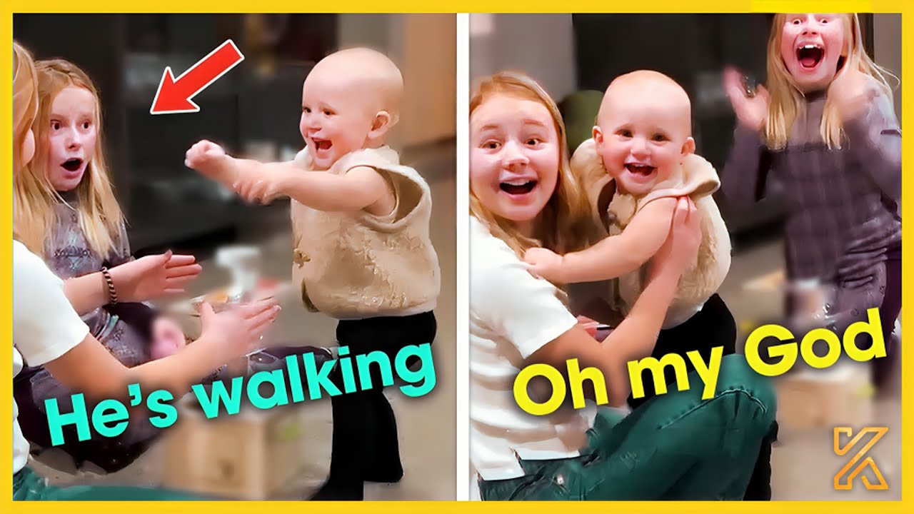 💕 Babies Walking For The First Time Compilation 2024 | Kingdom of Discovery