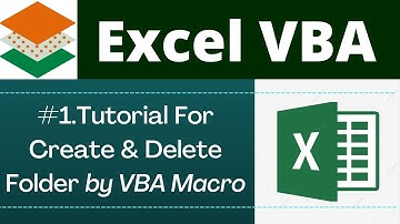 Create Folder and Delete Folder by VBA Macro | Advanced Excel VBA Tutorial in Hindi