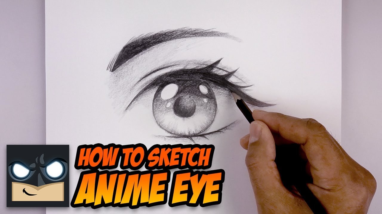 Anime Eyes Realistic Drawing  Drawing Skill