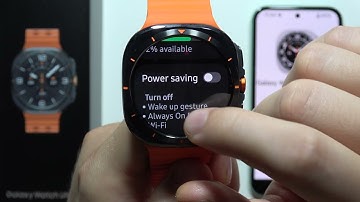 SAMSUNG Galaxy Watch Ultra: How to Turn On Power Saving Mode - Enable Battery Saver