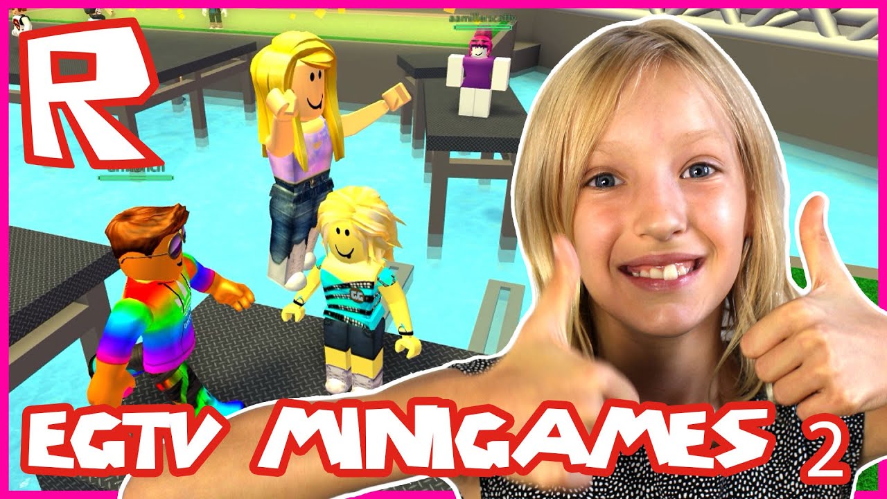 Gamer Girl Playing Roblox Mini Games